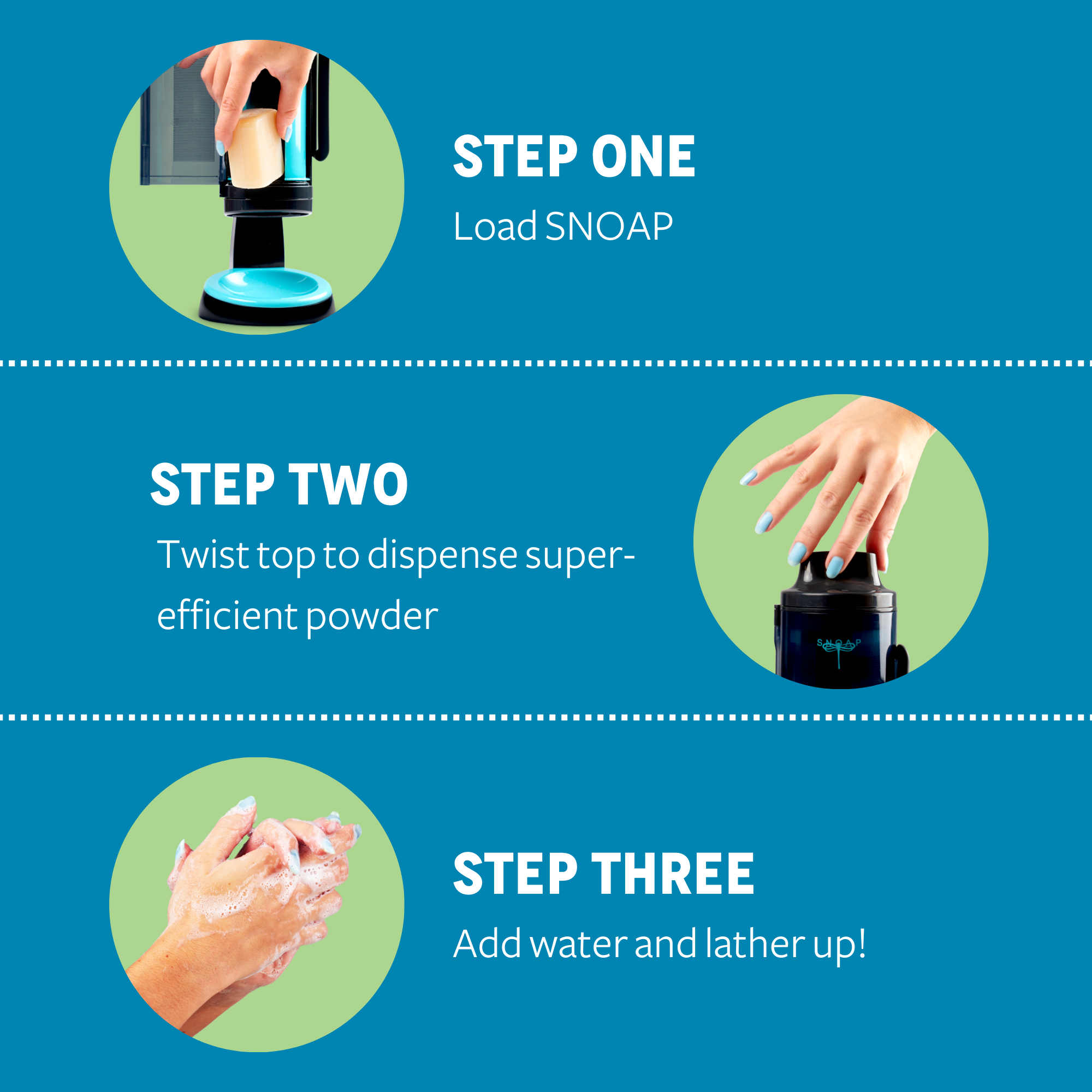 Refillable Solid Soap Dispenser Bundle – SNOAP Dragons' Den Deal