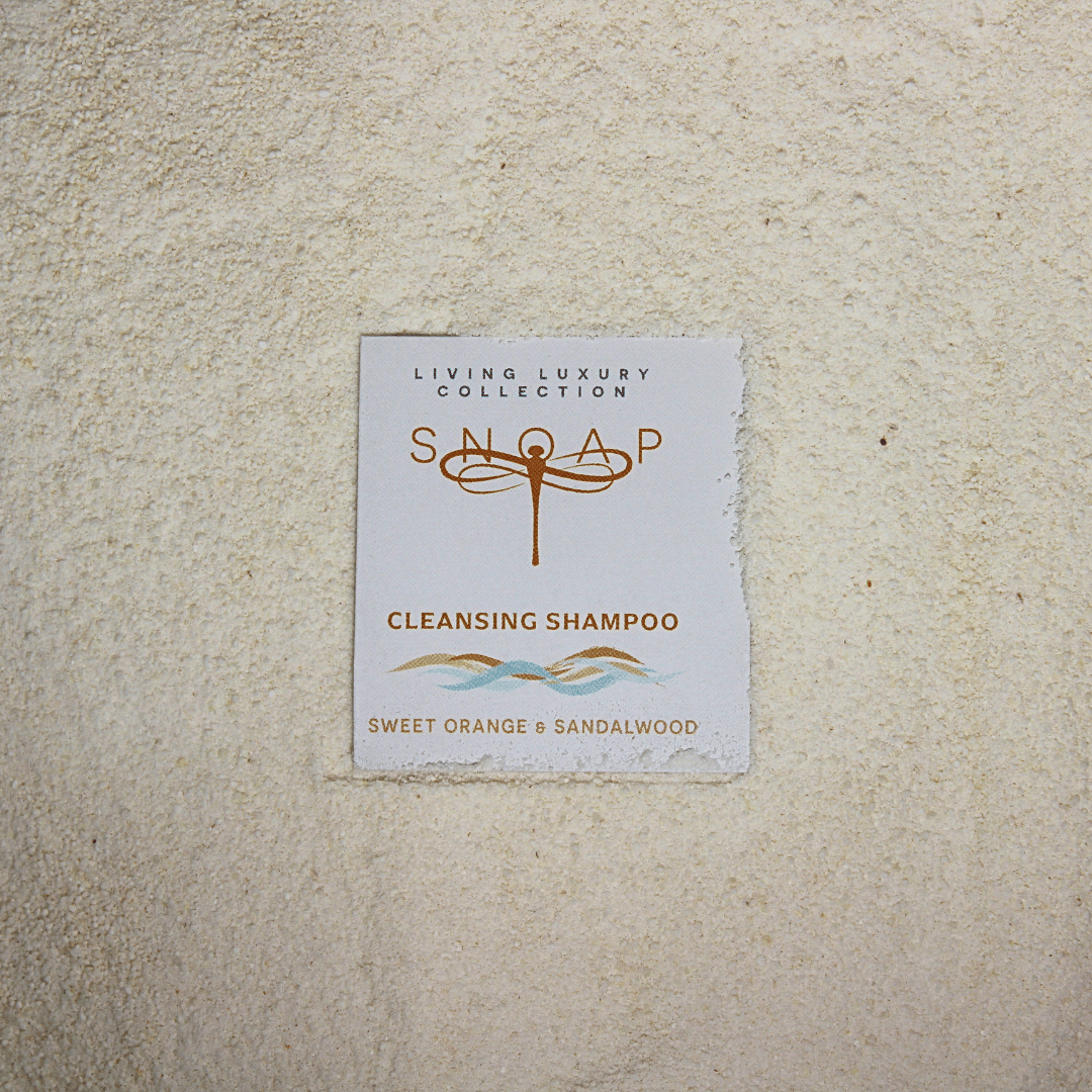 Small On The Go Dispenser - filled with 30g SNOAP Soap or Shampoo