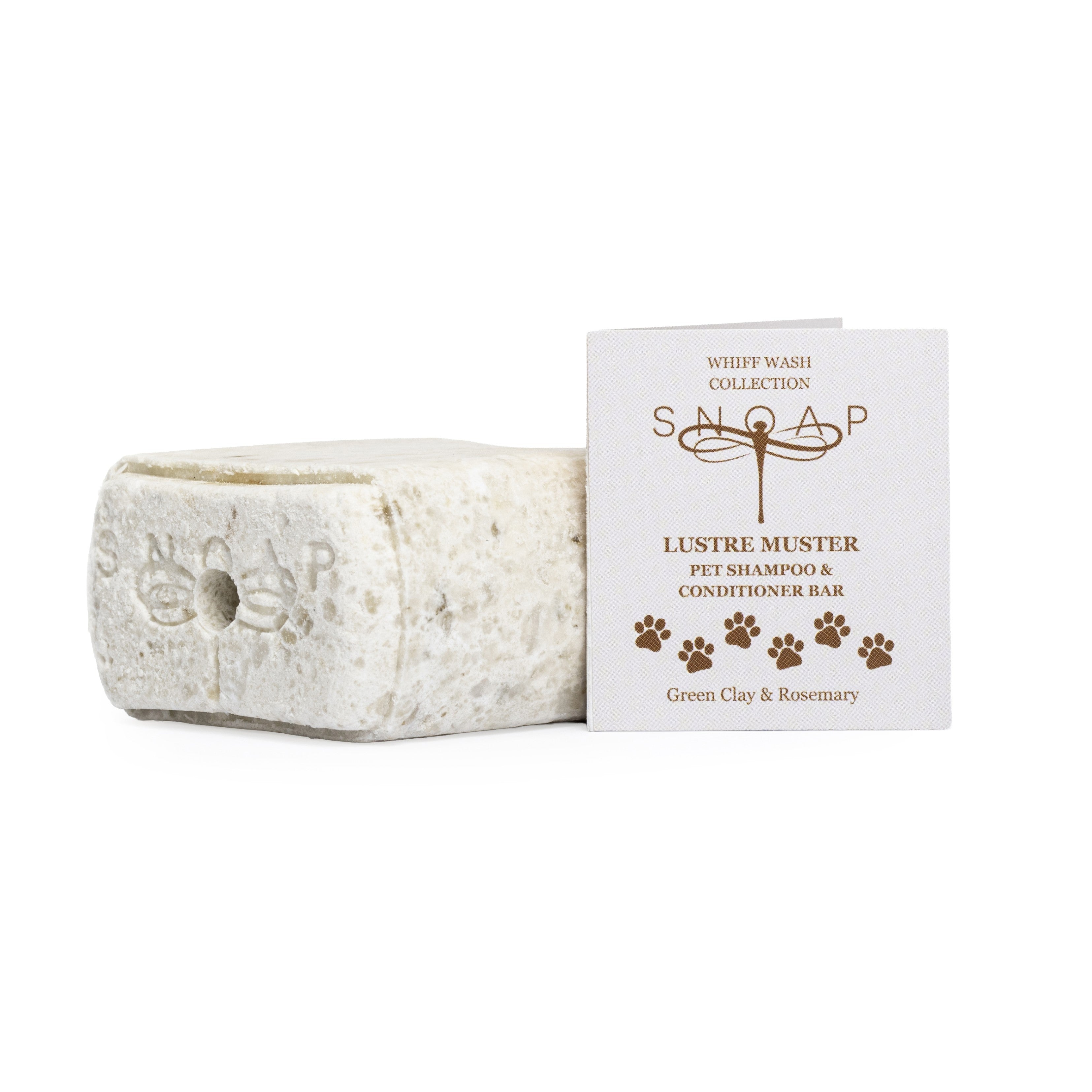 Lustre Muster - Rosemary Pet Shampoo & Conditioner Bar – Green Clay & Rosemary