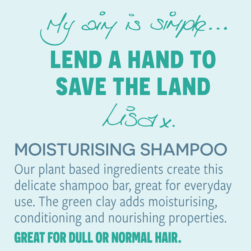 Moisturising Shampoo - Rosemary, Lemon & Green Clay