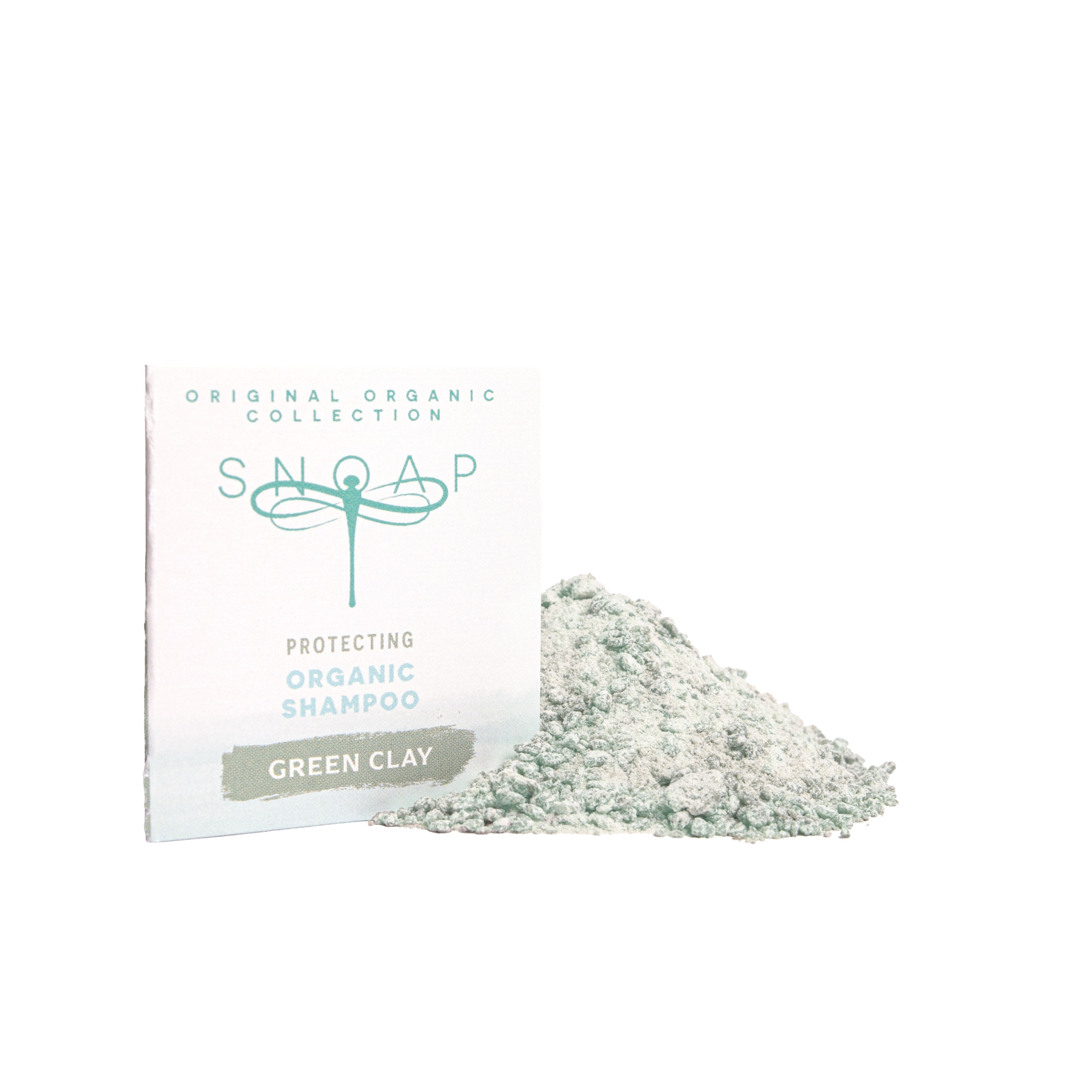 Protecting Shampoo for Fine Hair – Green Clay & Peppermint – 30g Pre-Ground Refill