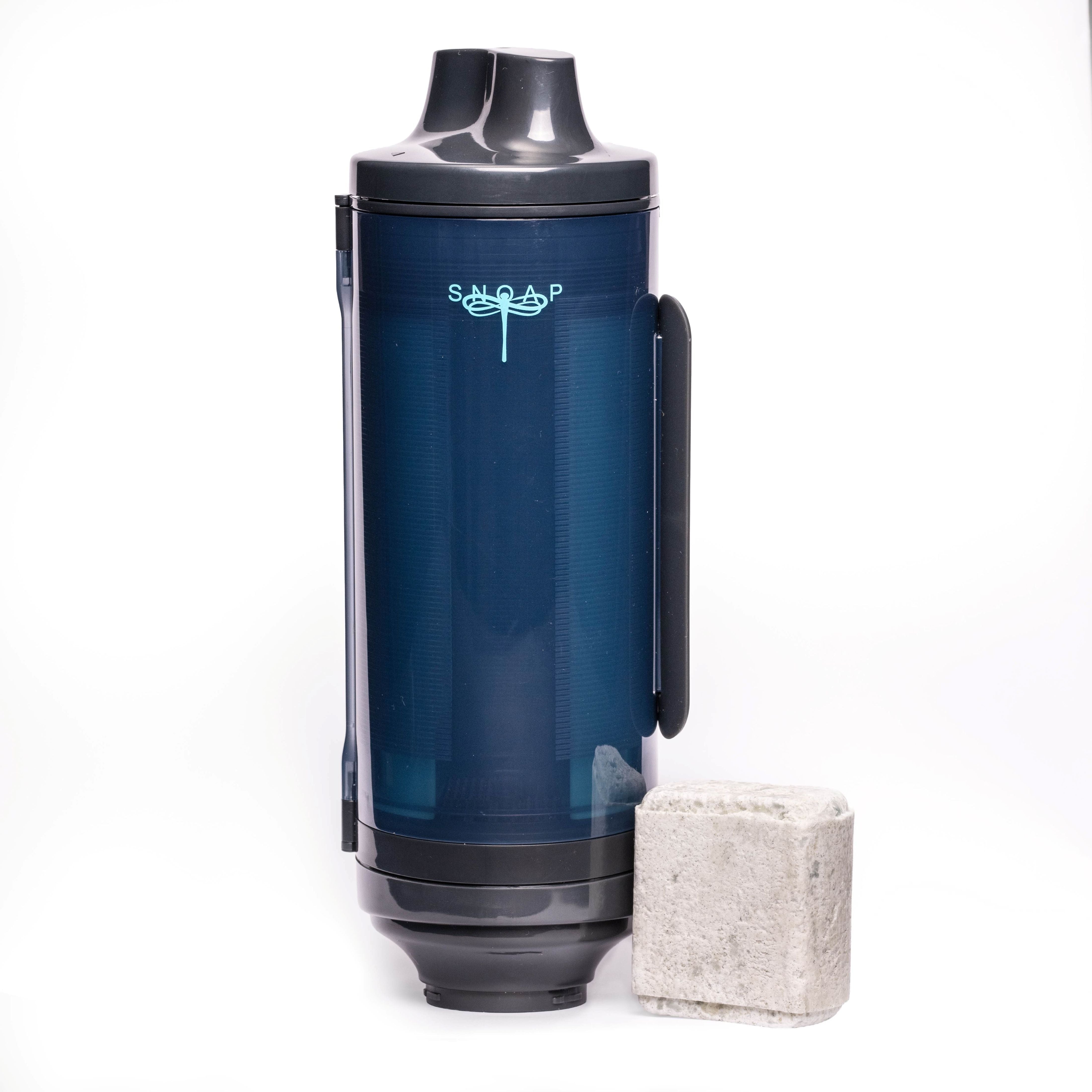 Wall Mounted Refillable Shampoo Bar Dispenser Including Shampoo & Funnel