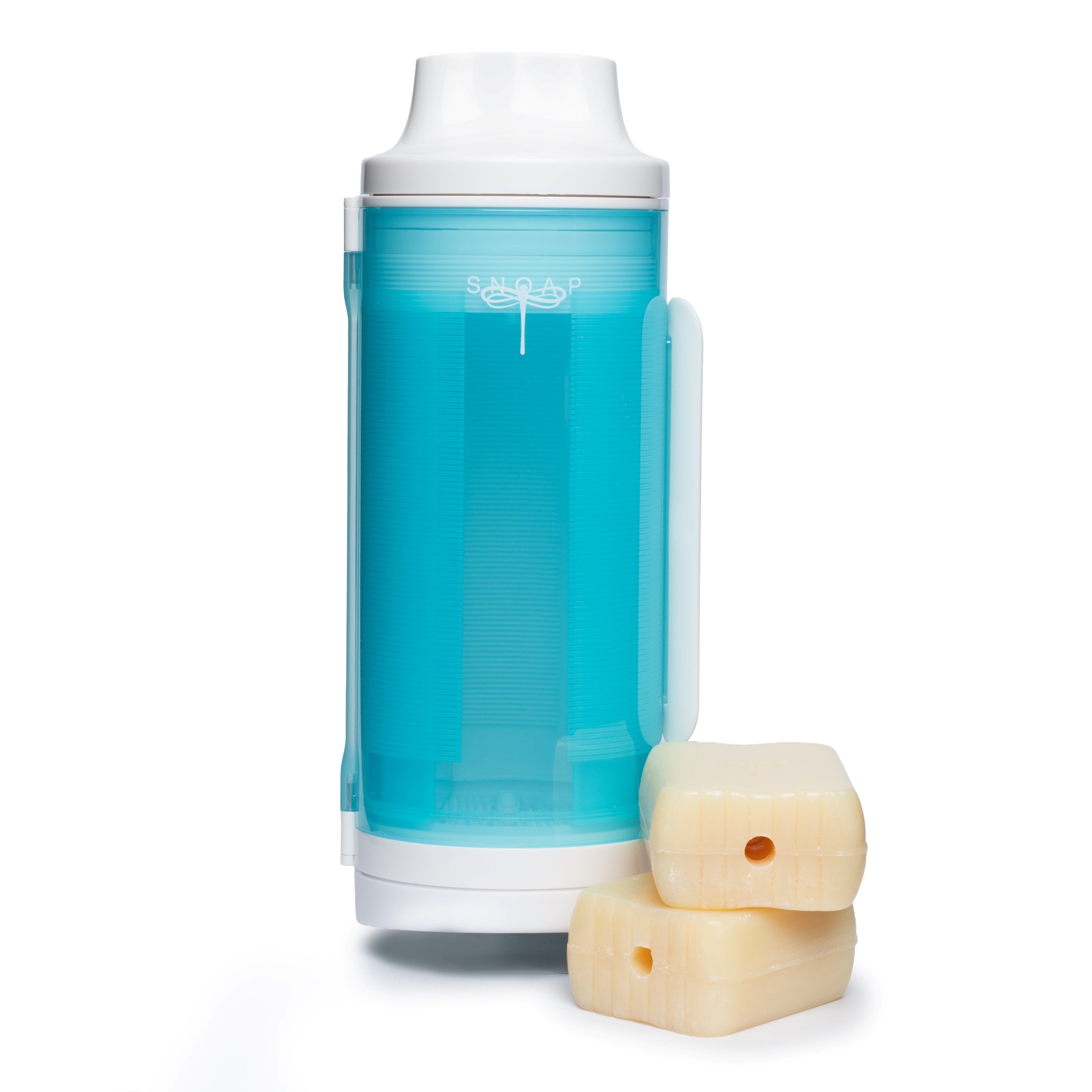 Wall Mounted Refillable Soap Dispenser with 2 Soap Bars