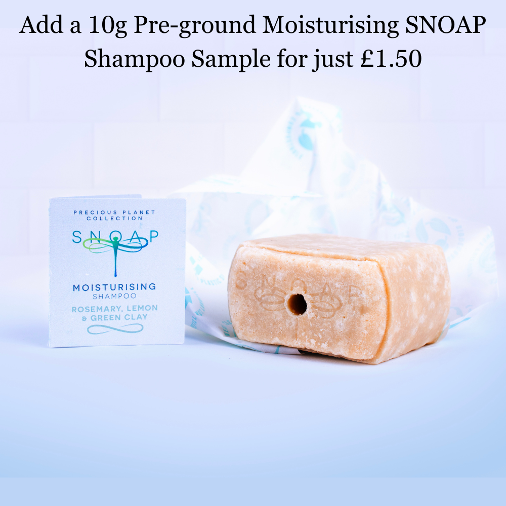 Pre-ground SNOAP Shampoo Samples