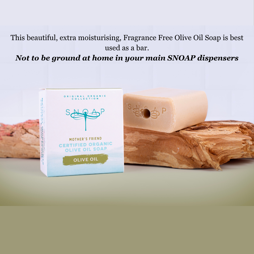 Organic olive oil soap — Mother's Friend. Fragrance free 100% organic olive oil soap