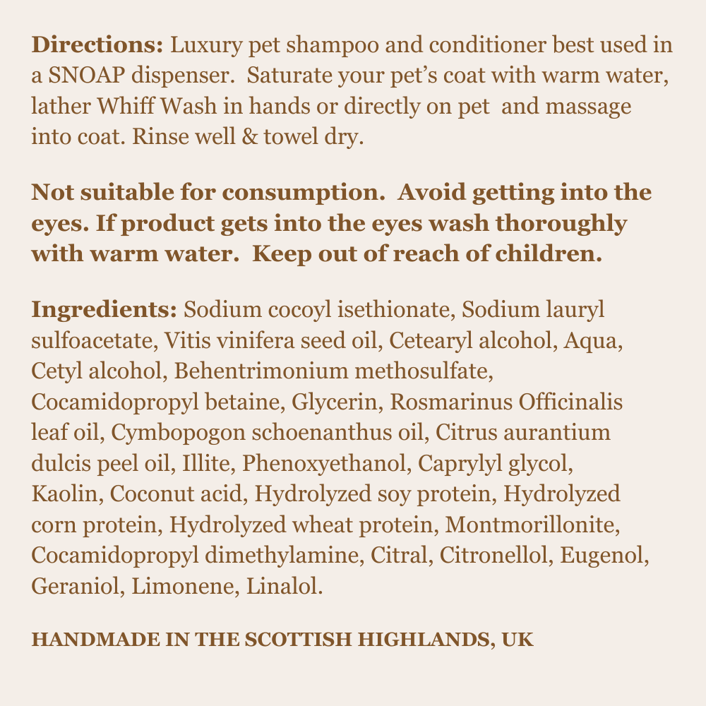 Lustre Muster Pet Shampoo & Conditioner - Green Clay & Rosemary