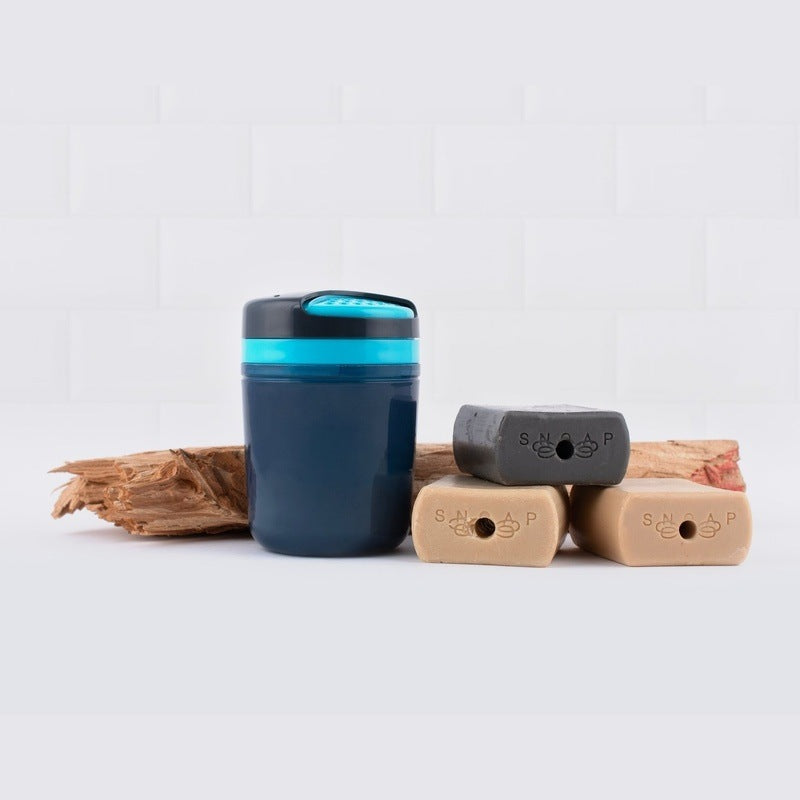 SNOAP On-The-Go Refillable Soap and Shampoo Dispenser Pamper Pack - Pre-Filled & Ready to Use