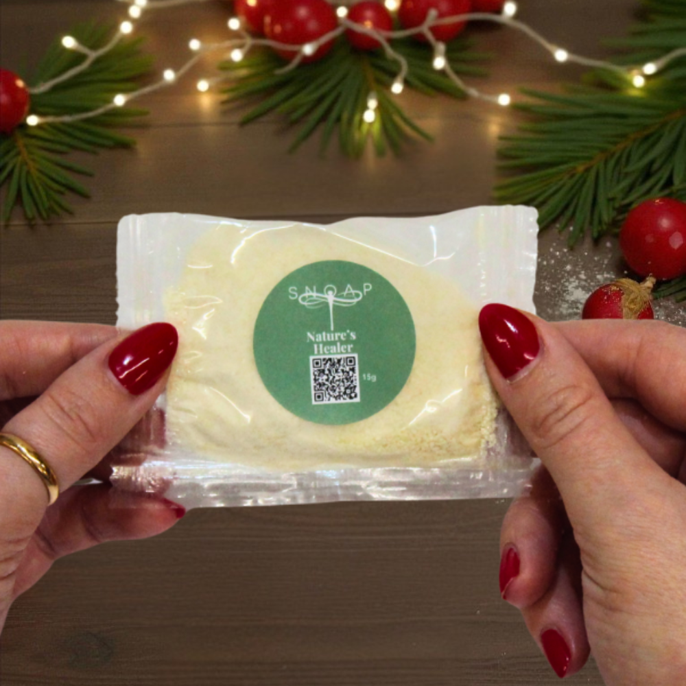 Nature's Healer Tea Tree Olive Oil SNOAP soap Sample