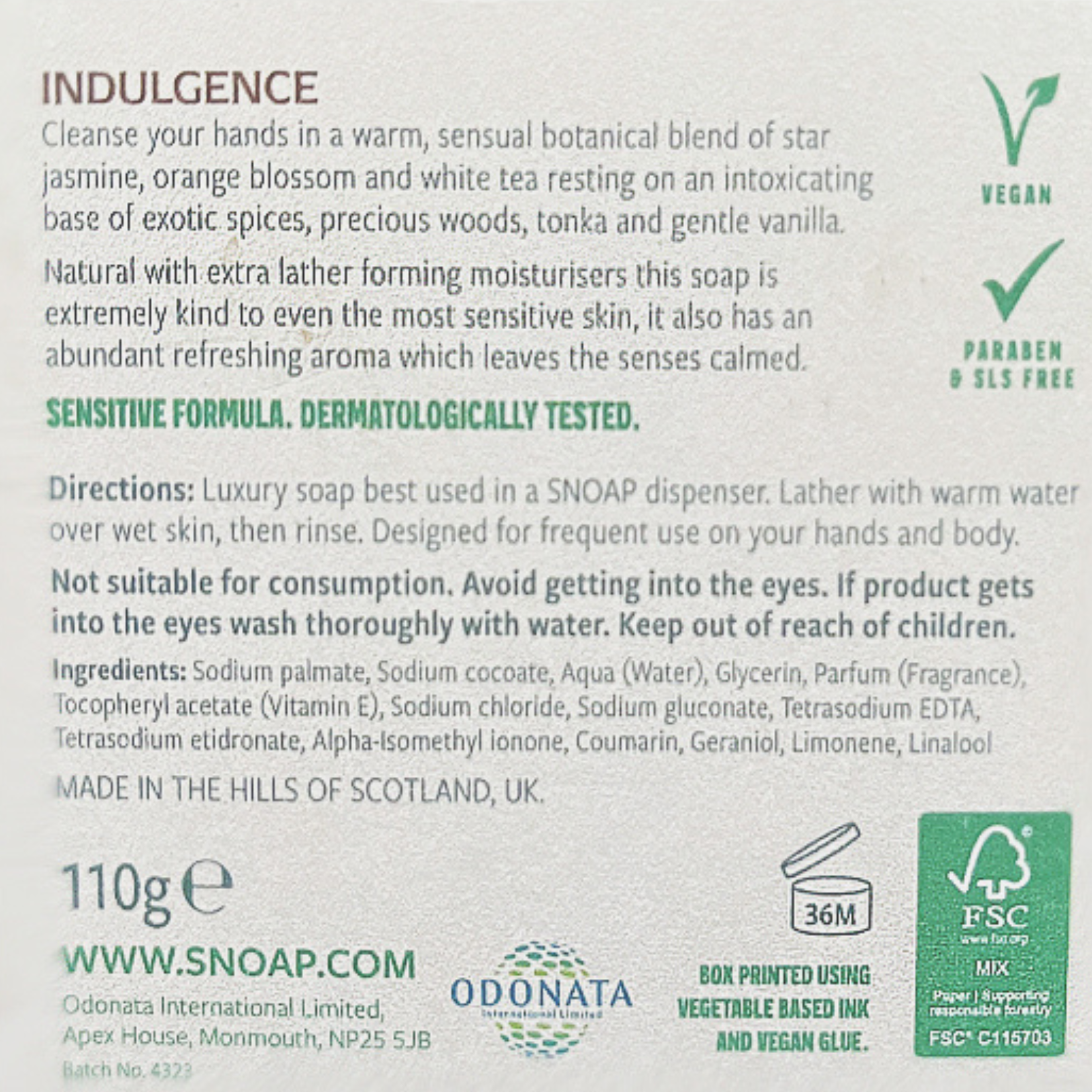 Indulgence - White Tea with Vitamin E