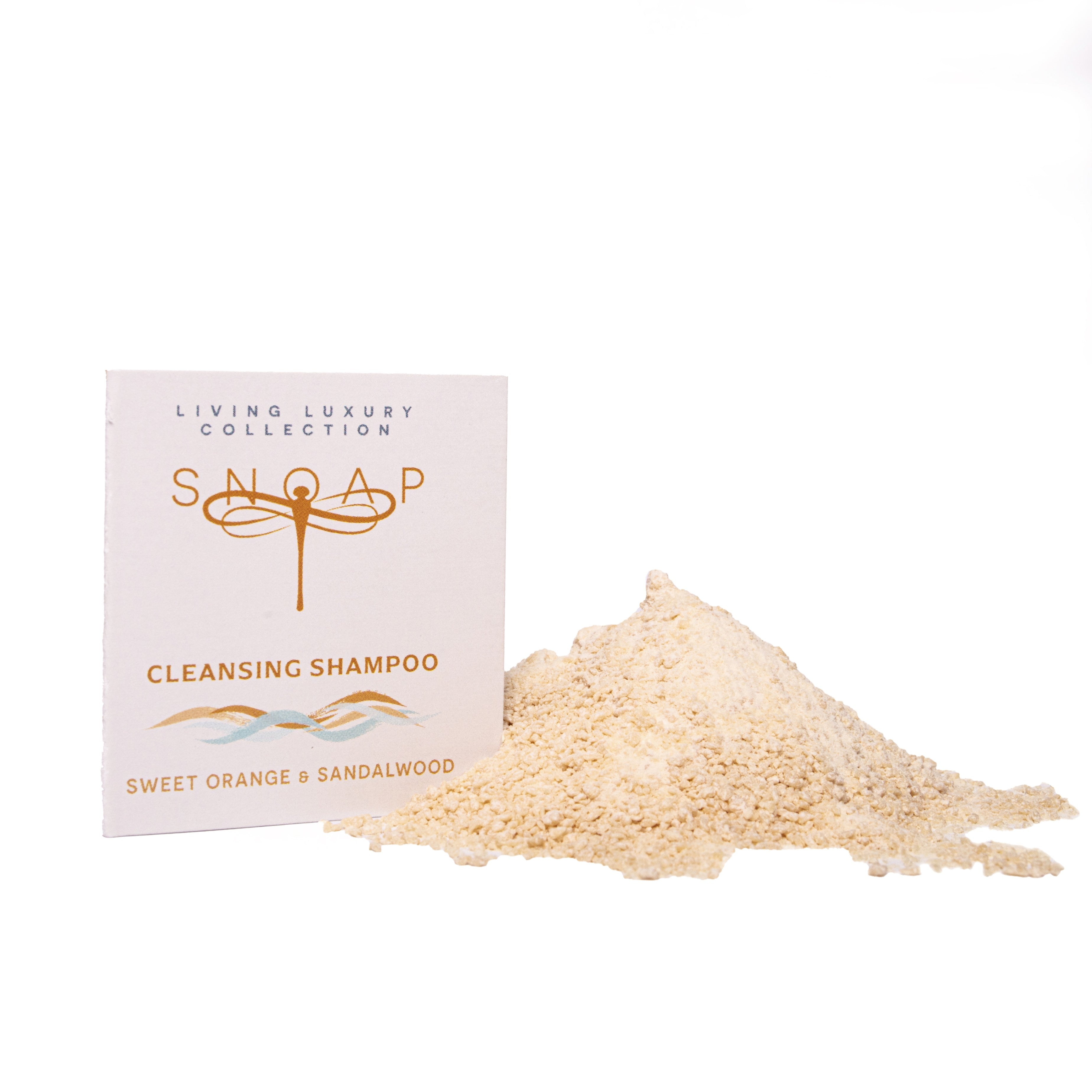Cleansing Shampoo for Greasy Hair - Sweet Orange & Sandalwood - 30g Pre-Ground Refill