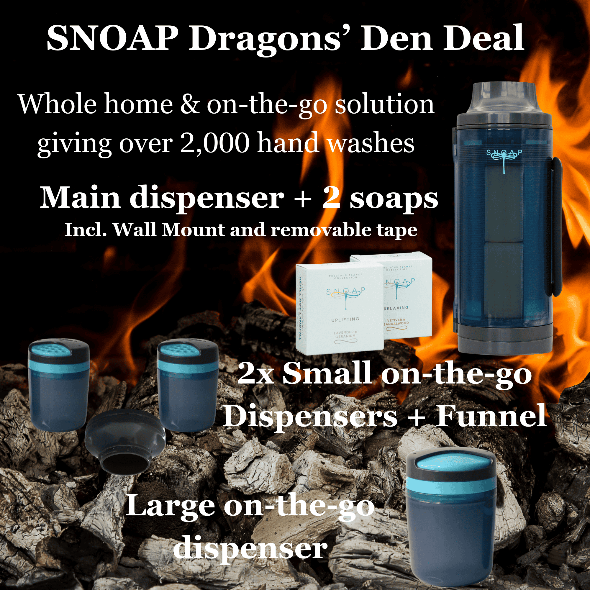 SNOAP Dragons’ Den Deal - The Original Eco-Friendly SNOAP Dispenser