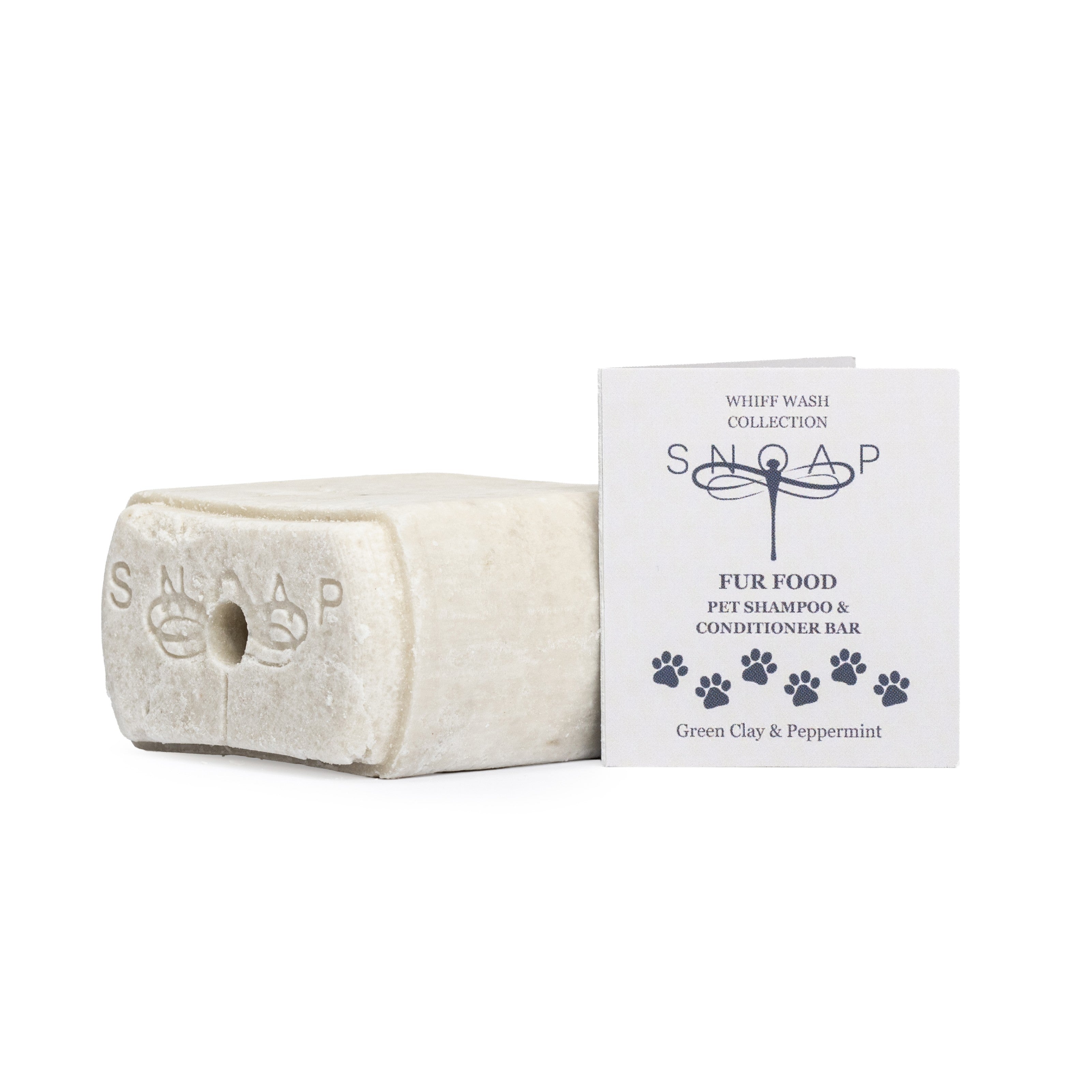 Fur Food - Pet Shampoo & Conditioner Bar - Green Clay & Peppermint