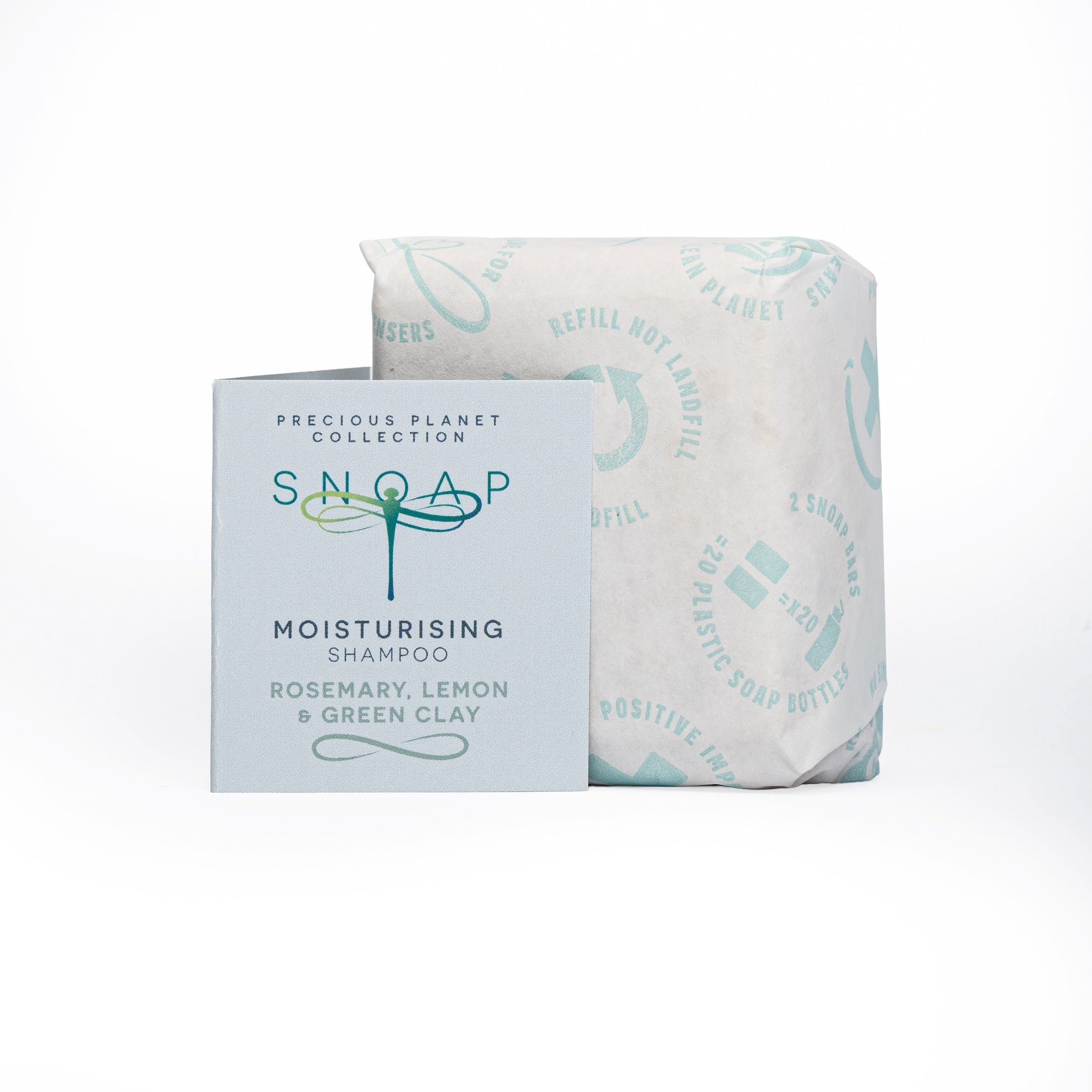 Moisturising Shampoo Bar for Normal Hair – Rosemary, Lemon & Green Clay