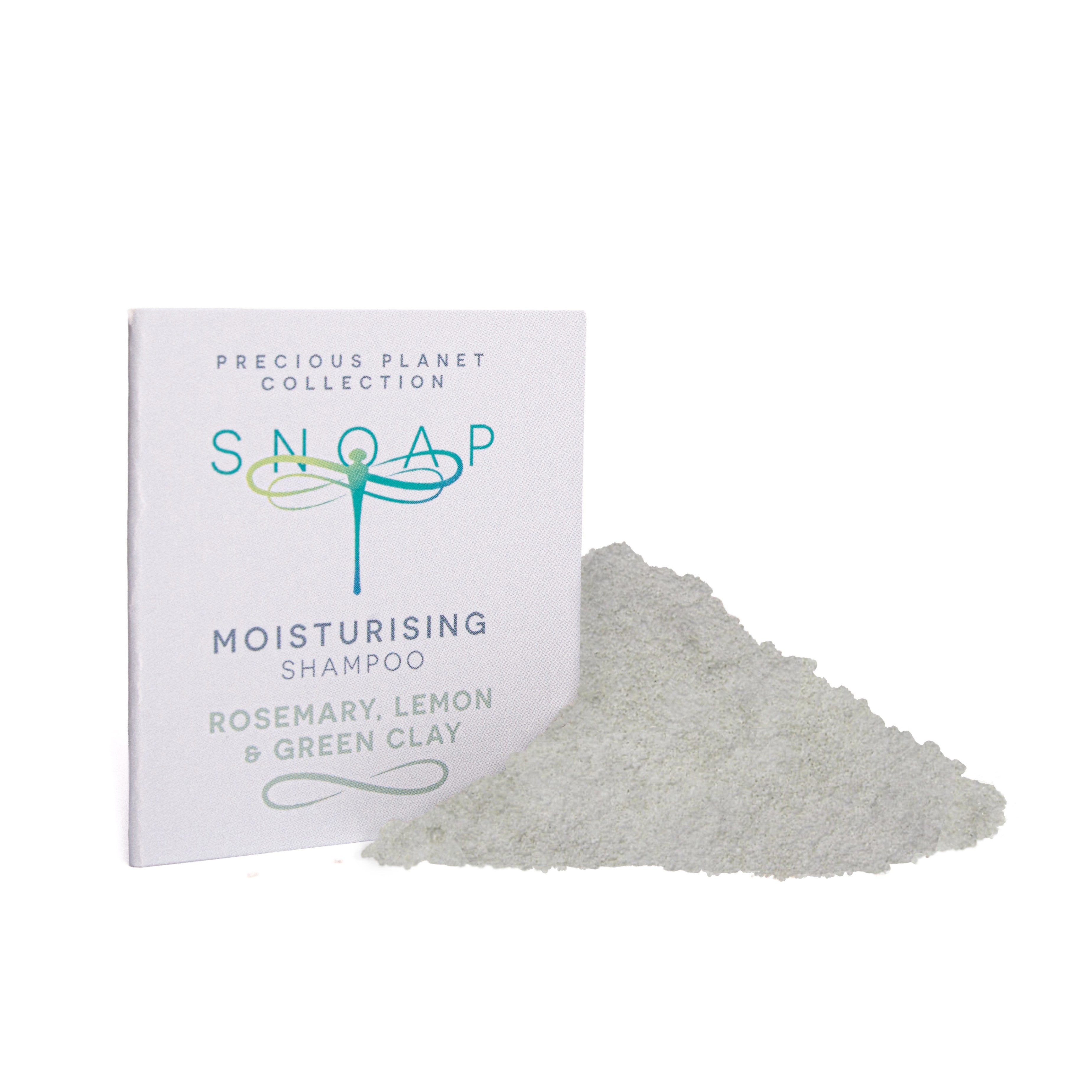Moisturising Shampoo for Normal Hair – Rosemary, Lemon & Green Clay – 30g Pre-Ground Refill