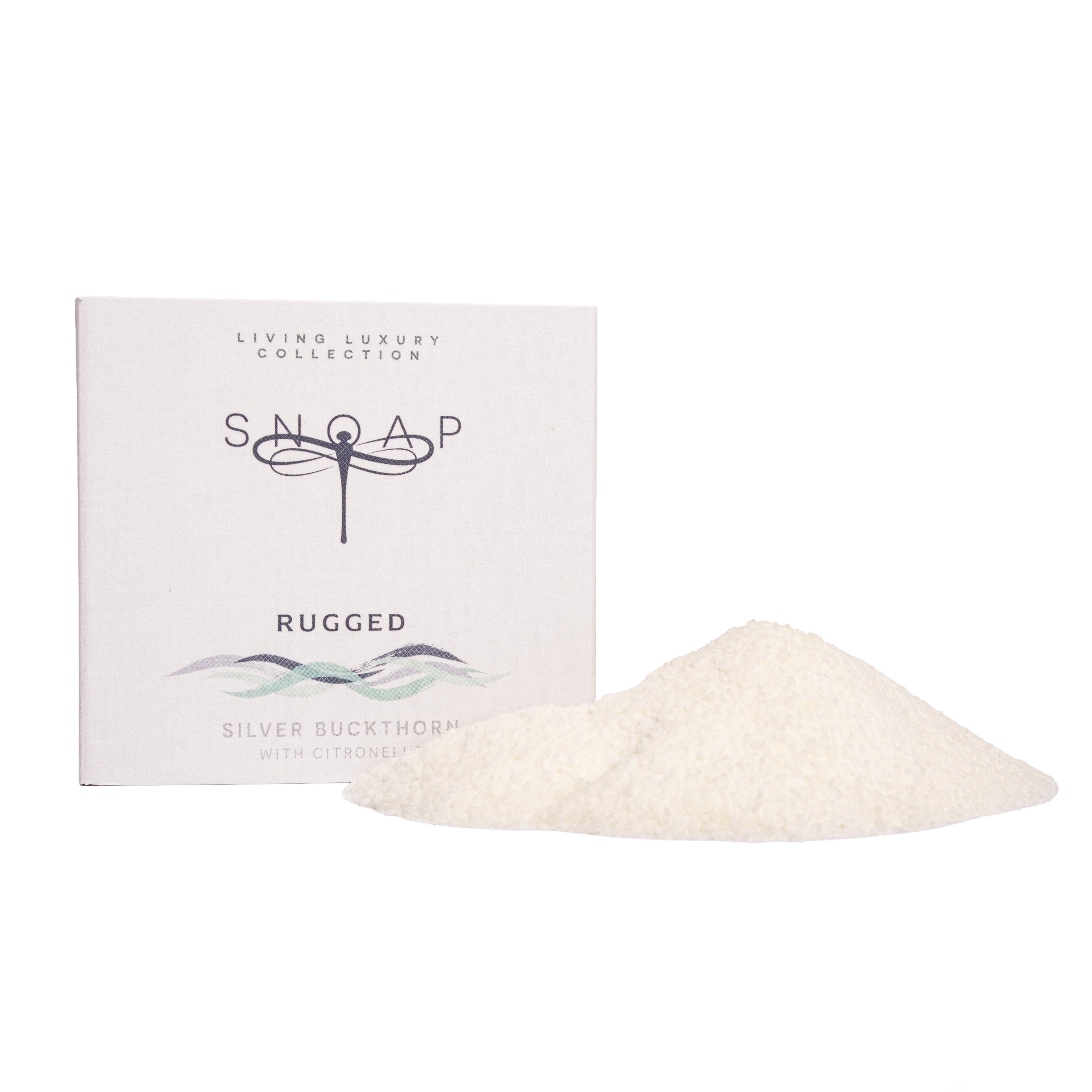 Rugged - Silver Buckthorn with Citronella Soap - 110g Pre-Ground Refill