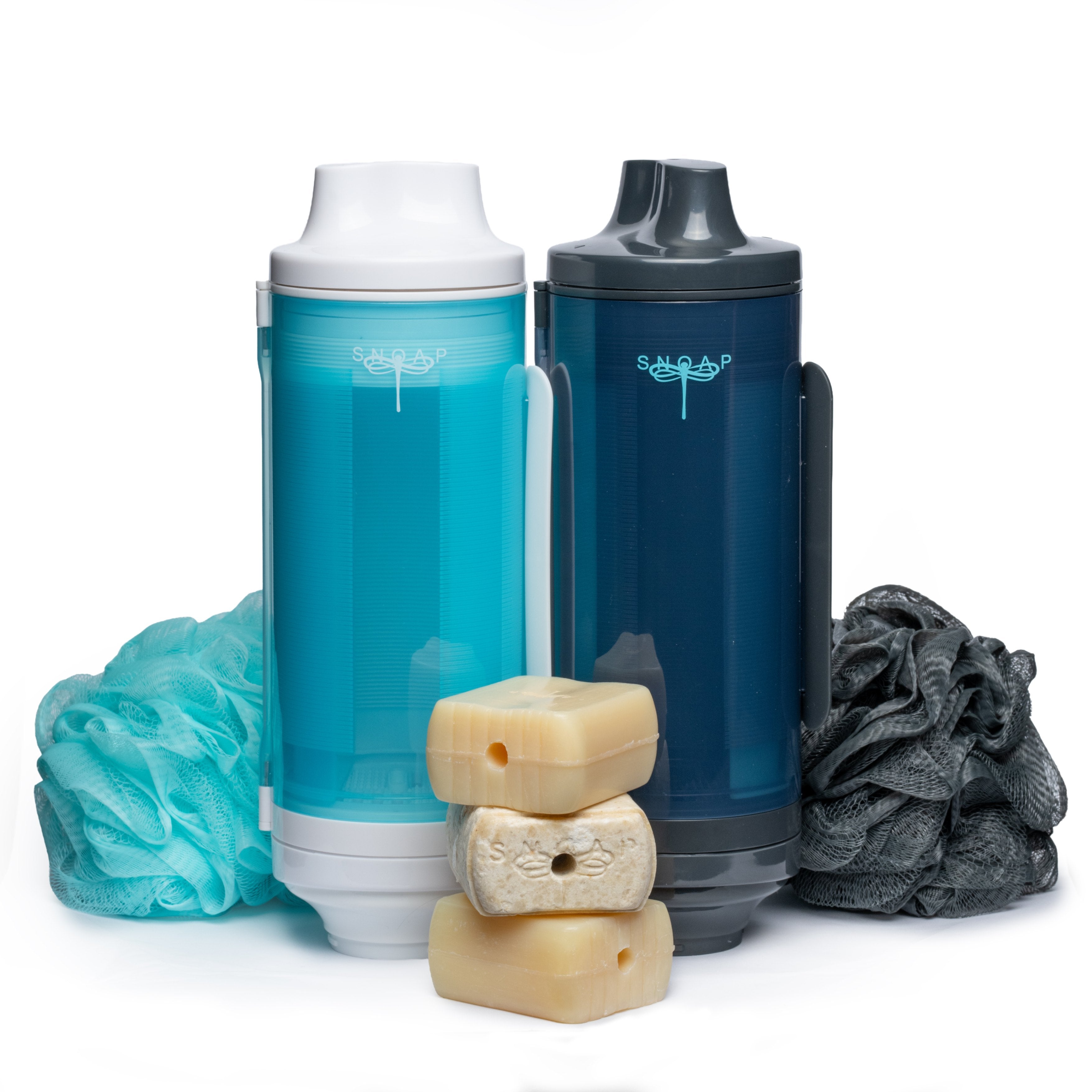 Wall Mounted Shampoo and Body Wash Dispenser Set