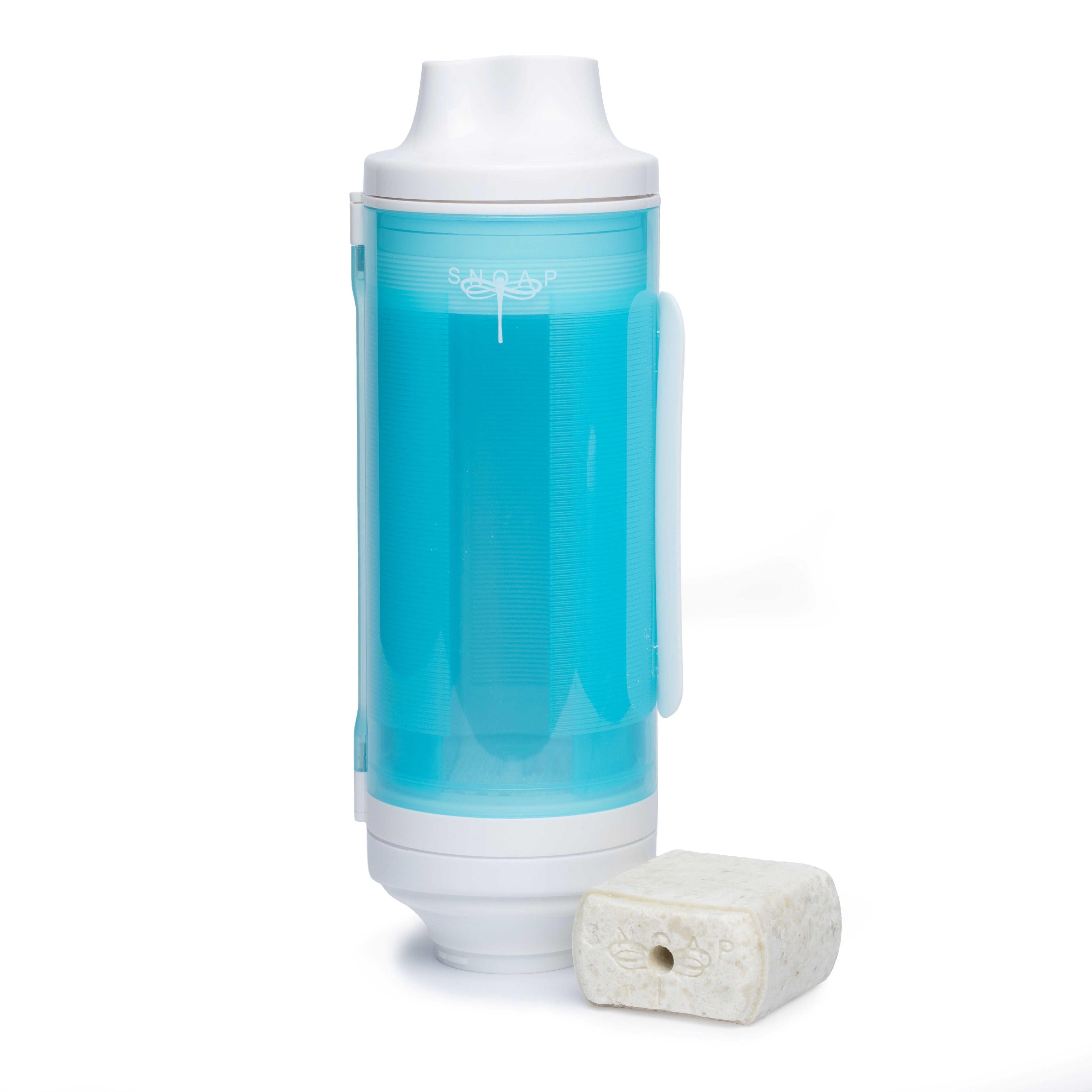 Wall Mounted Refillable Shampoo Bar Dispenser Including Shampoo & Funnel