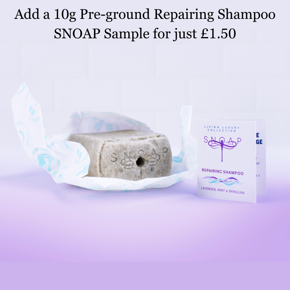 Pre-ground SNOAP Shampoo Samples