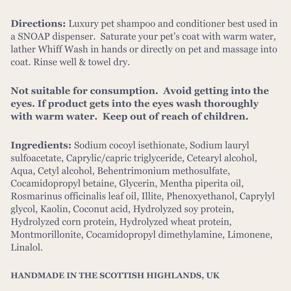 Fur Food Pet Shampoo & Conditioner - Green Clay & Peppermint